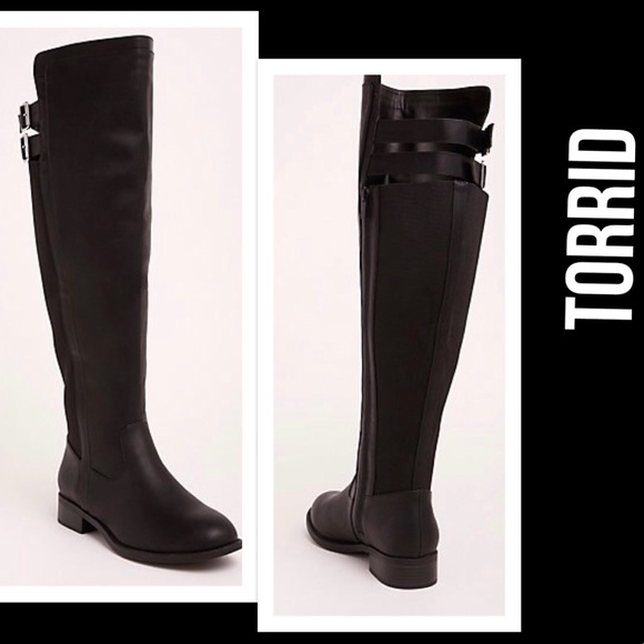 wide calf over the knee boots size 10